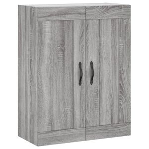 vidaXL Mobile a Parete Grigio Sonoma 69,5x34x90 cm Legno Multistrato