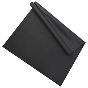 vidaXL Tappetino di Protezione Sportiva Nero 243 x 152 x 0,6 cm PVC