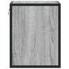 vidaXL Comodini a Muro 2 pz Grigio Sonoma 40x31x39,5 cm