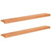 vidaXL Soglie per finestre 2 pz Verniciato 120 x 15 x 2 cm
