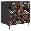 vidaXL Mobile da Bagno OMMEN Rovere Nero 60 x 40 x 61 cm