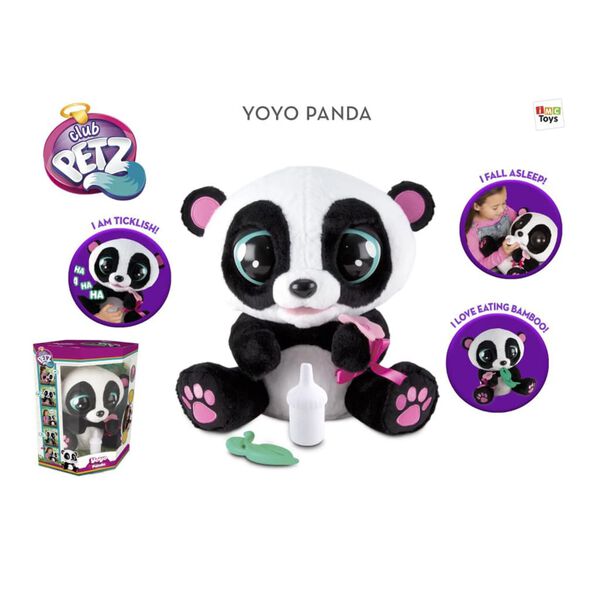 iMC Toys Orsacchiotto Panda in Peluche Yoyo