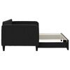 vidaXL Divano Letto con Letto Estraibile Nero 90x200 cm in Tessuto