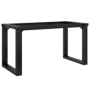 vidaXL Telaio Gambe a O per Tavolino da Salotto 80x40x43 cm in Acciaio