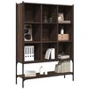vidaXL Libreria Rovere Marrone 102x30x141,5 cm in Legno Multistrato