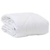 vidaXL Trapunte & Duvet Bianco 135 x 220 cm Microfibra