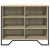 vidaXL Credenza Rovere Sonoma 91x35,5x74,5 cm in Legno Multistrato
