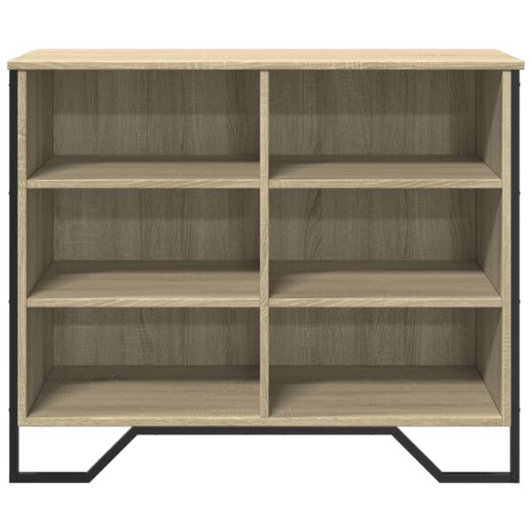 vidaXL Credenza Rovere Sonoma 91x35,5x74,5 cm in Legno Multistrato