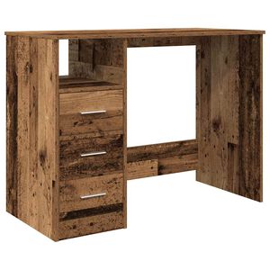 vidaXL Scrivania Legno Antico 102x50x76 cm in Legno Multistrato