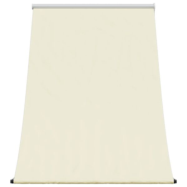 vidaXL Tenda da Sole Retrattile Crema 100x150 cm in Tessuto e Acciaio