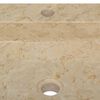 vidaXL Lavandino Crema 40x40x12 cm in Marmo