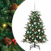 vidaXL Albero di Natale artificiale con 150 LED Verde 120 cm