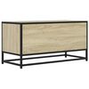 vidaXL Mobile TV Rovere Sonoma 80x34,5x40 cm Legno Multistrato Metallo