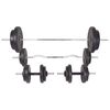 vidaXL Panca Reclinabile con Rack Bilanciere e Set Manubri 90 kg