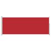 vidaXL Tenda Laterale Retrattile per Patio 180x500 cm Rossa