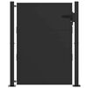 vidaXL Cancello da giardino 110 x 155 cm Nero Bloccabile