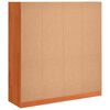 vidaXL Armadio per Libri Marrone cerato 104 x 33 x 110 cm