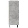 vidaXL Credenza Grigio Cemento 69,5x34x90 cm in Legno Multistrato