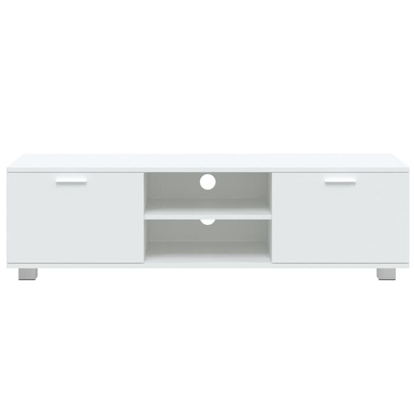 vidaXL Mobile Porta TV Bianco 140x40,5x35 cm in Legno Multistrato