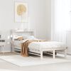 vidaXL Letto senza Materasso Bianco 90x200 cm Legno Massello di Pino