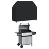 vidaXL Copertura per Barbecue 162x61x122 cm Nera 420D Oxford