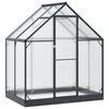 vidaXL Serra da Giardino con porta Antracite 183,5 x 123 x 207 cm