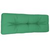 vidaXL Cuscino per Pallet Verde 120x40x12 cm in Tessuto