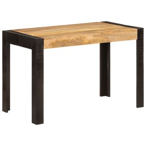 vidaXL Tavolo da Pranzo 120x60x76 cm in Legno Massello di Mango