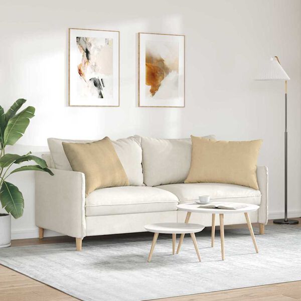 vidaXL Cuscini da Divano 2 pcs Grigio Verde 70 x 50 cm