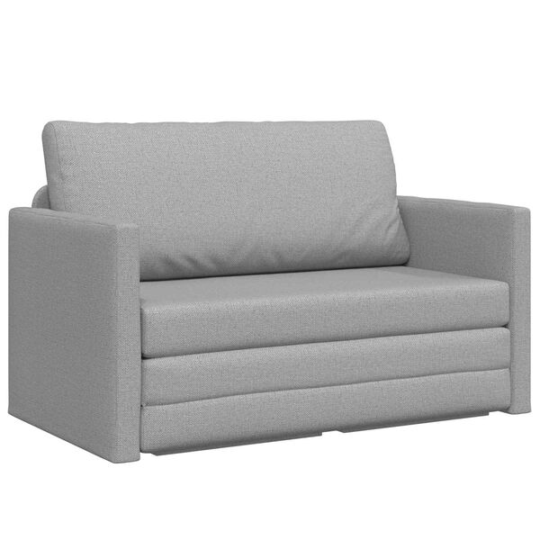 vidaXL Divano letto 110cm Grigio Nuvola Tessuto
