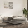 vidaXL Struttura Letto a Rete a Molle Grigio Chiaro 120x200 cm Velluto