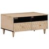 vidaXL Tavolino da Salotto 80x54x40 cm in Legno Massello di Mango