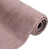 vidaXL Tappeto in Pelliccia di Coniglio Finto 180x270 cm Rosa Anticato