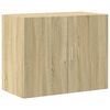vidaXL Mobile a Parete Rovere Sonoma 80x42,5x64 cm Legno Multistrato