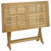 vidaXL Tavolo da Giardino Pieghevole 110x55x75cm Legno Massello Acacia