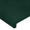 vidaXL Giroletto senza Materasso Verde Scuro 80x200 cm in Velluto