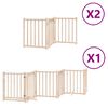 vidaXL Cancello per Cani Porta Pieghevole 12 Pannelli 300 cm in Pioppo