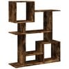 vidaXL Libreria Divisorio Rovere Fumo 92x29x112 cm in Truciolato