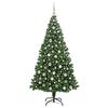 vidaXL Albero di Natale artificiale con 300 LED Verde 210 cm