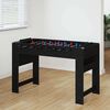 vidaXL Tavolo da Foosball Rovere Nero 125 x 60,5 x 80 cm