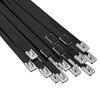 vidaXL Fascetta per Cavi 25 pz 7,9 x 300 mm Nero