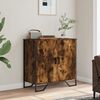 vidaXL Credenza Rovere Fumo 78x35,5x74,5 cm in Legno Multistrato