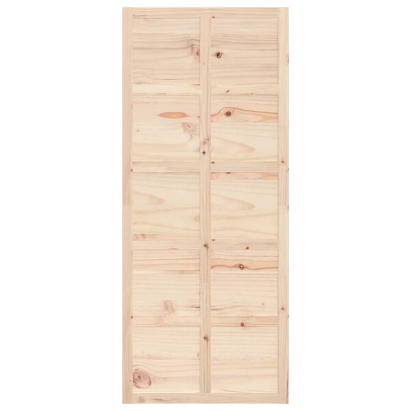 vidaXL Porta del Granaio 90x1,8x214 cm in Legno Massello di Pino