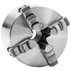 vidaXL Mandrino per Tornio a 4 Griffe Autocentrante 100 mm in Acciaio K12 100