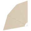 vidaXL Schermo di Privacy per Balcone Beige 210 x 210 cm Tessuto