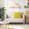 vidaXL Cuscino per Schiena Giallo 60 x 20 x 50 cm Tessuto in Cords