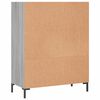 vidaXL Libreria Grigio Sonoma 69,5x32,5x90 cm in Legno Multistrato