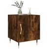 vidaXL Comodini 2 pz Rovere Fumo 40x40x50 cm in Legno Multistrato