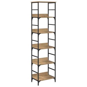 vidaXL Libreria Rovere artigianale 50 x 33 x 188,5 cm