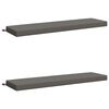 vidaXL Cuscini per Panchina SOEST 2 pz 100% Poliestere Grigio